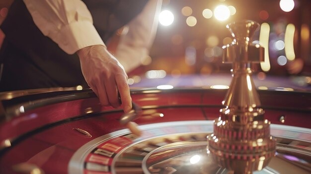 Live casino table interface on mobile screen